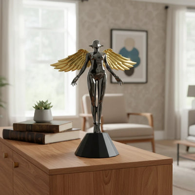 Celestial Chrome Angel