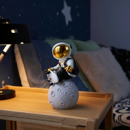 Cosmic Skater Figurine – White