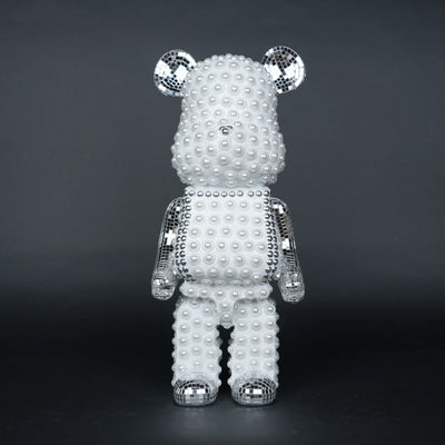 Pearl Luxe Bear Duo - Silver