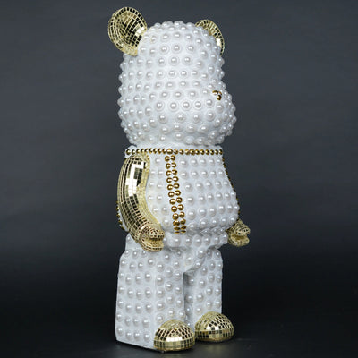 Pearl Bear Figurine - Small