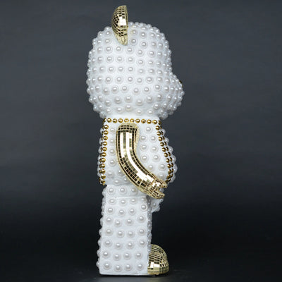 Pearl Bear Figurine - Small
