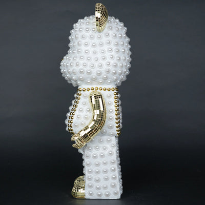 Pearl Bear Figurine - Small