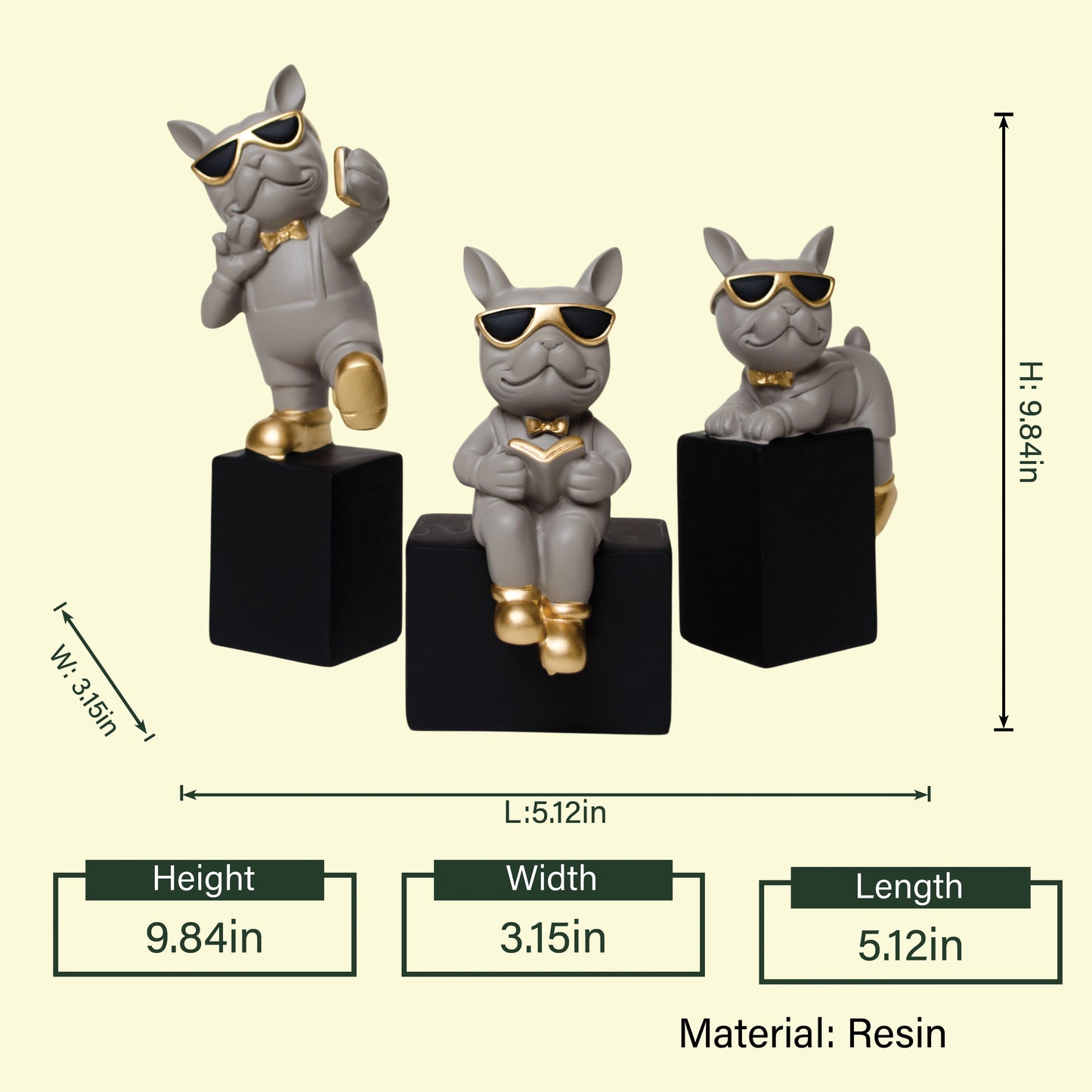 Urban Pup Trio - Grey