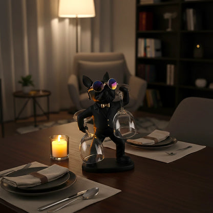 Bulldog Glass Holder