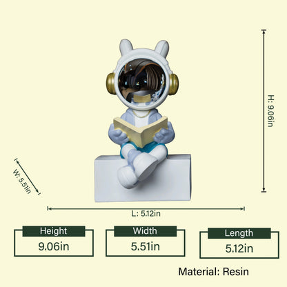 Cosmic Reader Figurine- Blue
