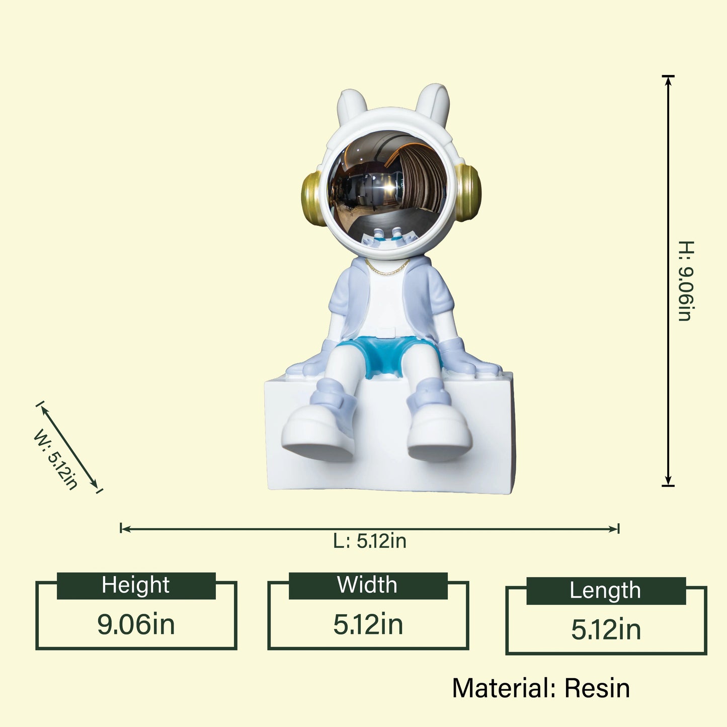 Cosmic Daydreamer Figurine- Blue