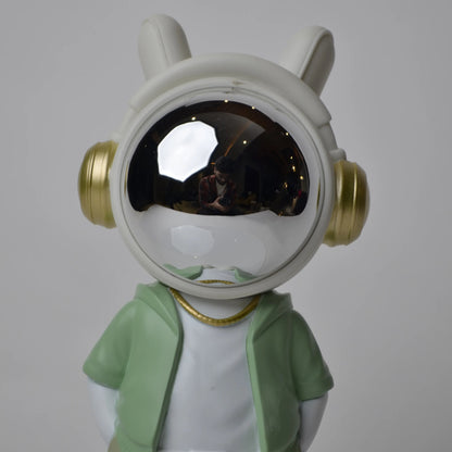 Cosmic Mint Voyager astronaut figurine with mint jacket and chrome visor.