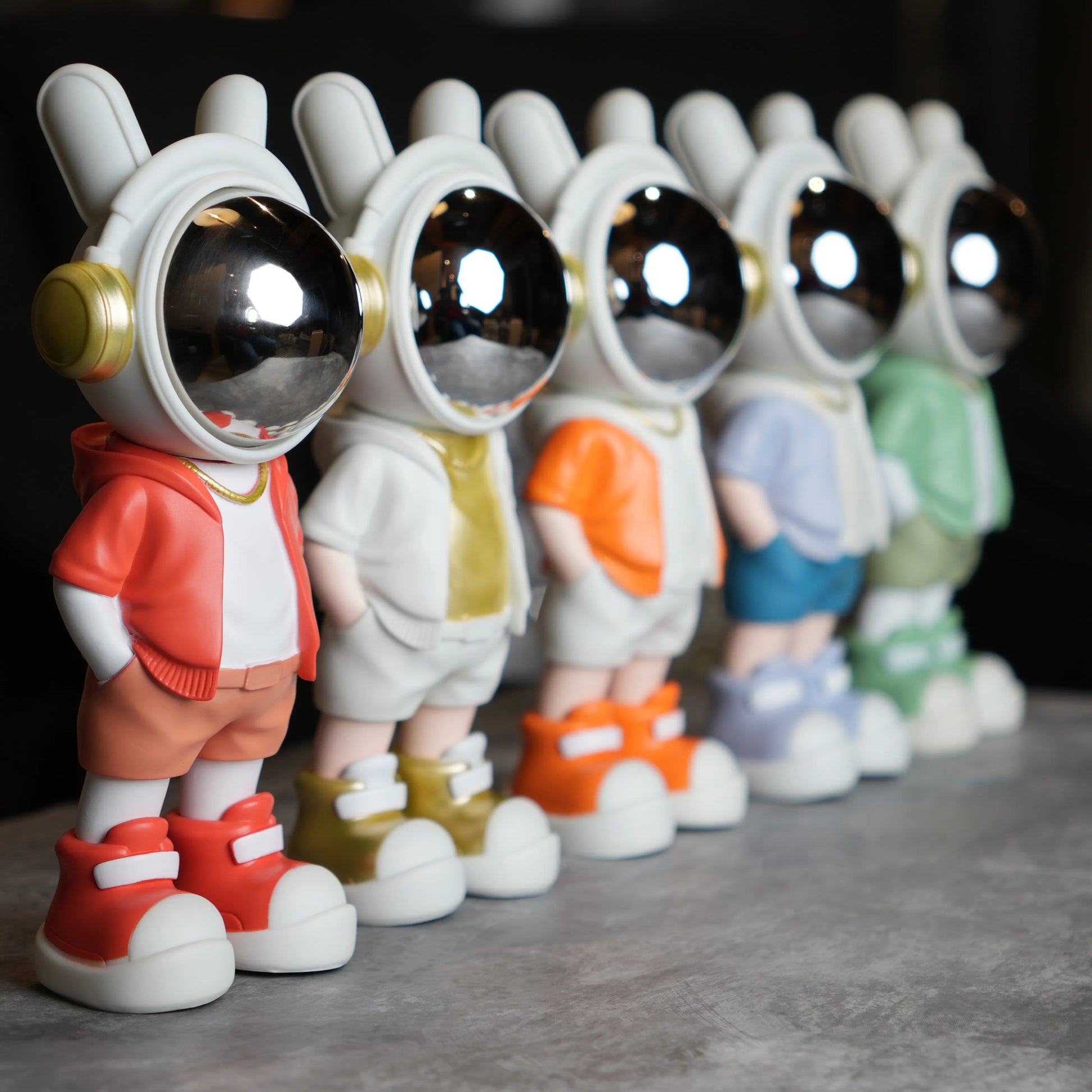 Cosmic Mint Voyager astronaut figurine with mint jacket and chrome visor.