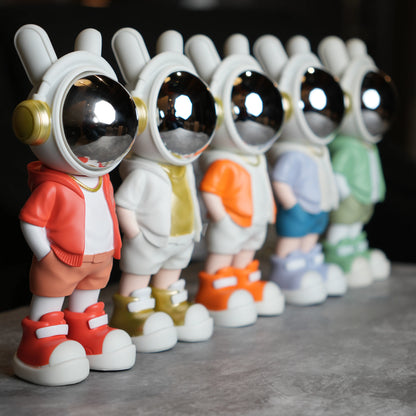 Cosmic Mint Voyager astronaut figurine with mint jacket and chrome visor.