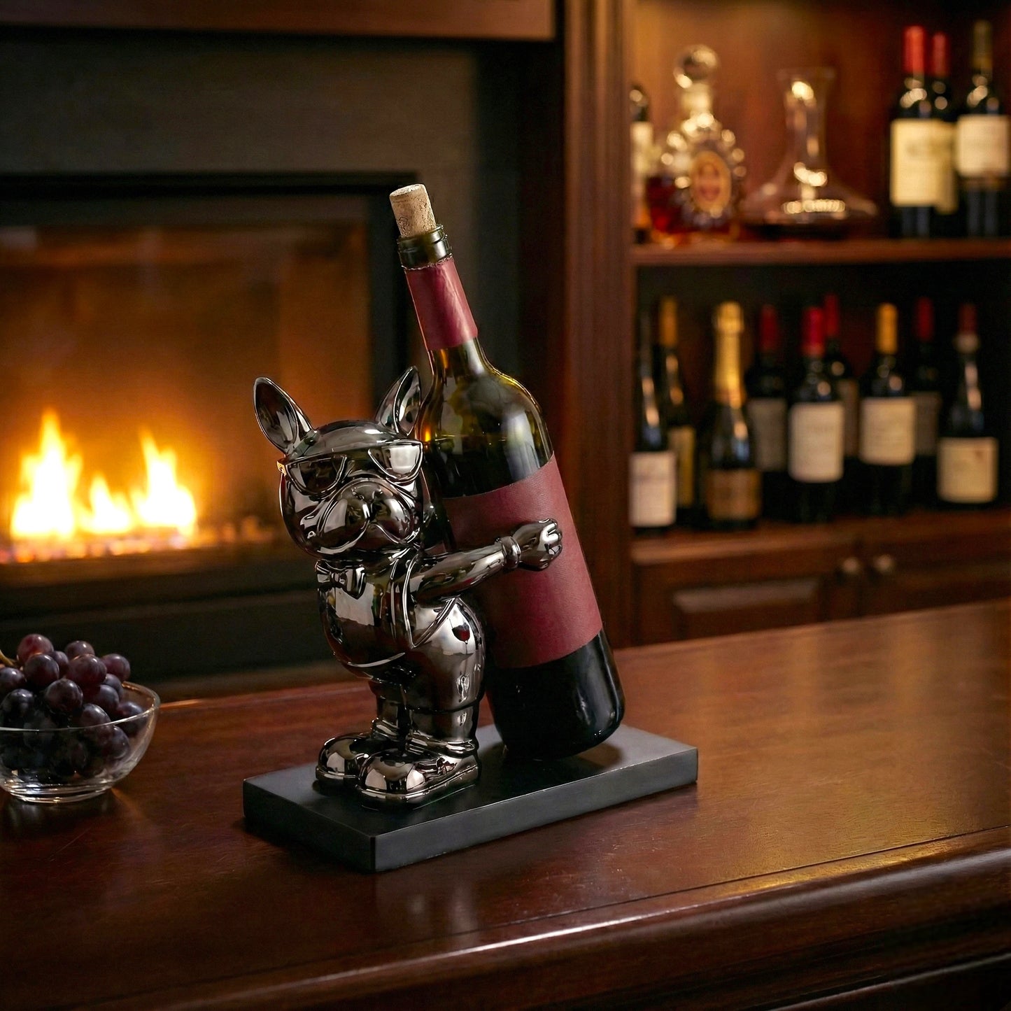 Chrome Bulldog Holder