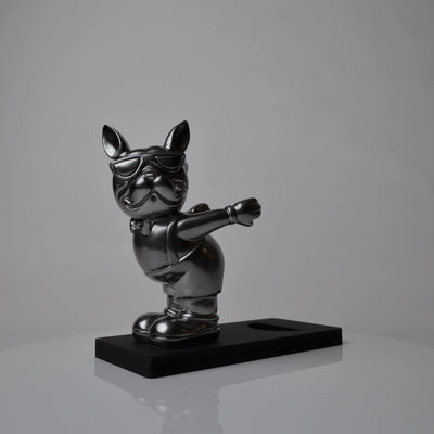 Chrome Bulldog Holder