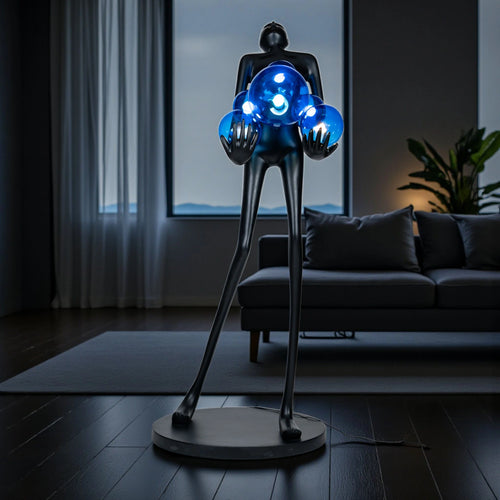 Azure Radiance Sculpture