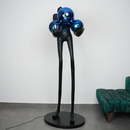 azure radiance blue sculpture modern abstract home decor for living room