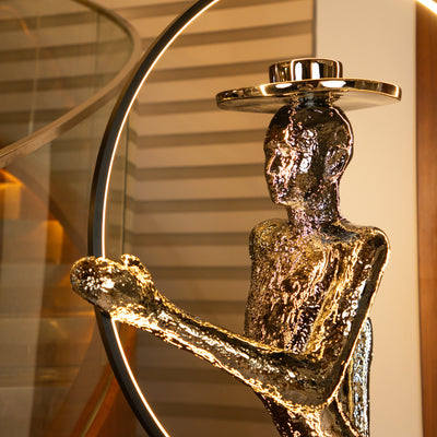 Auric Poise Sculpture Lamp