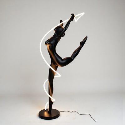 Radiant Human Spiral Sculpture