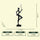 Juggler Sculptural Floor Lamp gold human figure with globe light