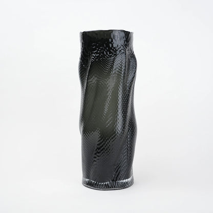 Smoke textured flow vase honeycomb front shot
