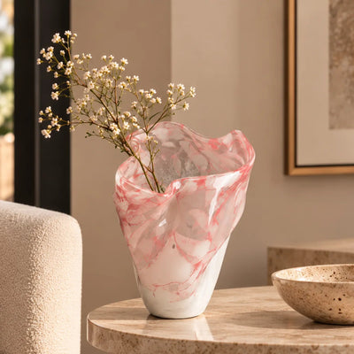 Blush Marble Vase