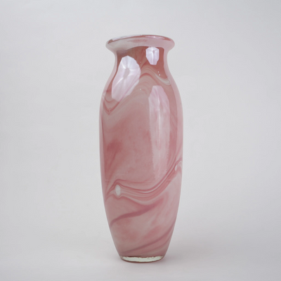 Rose Vein Glass Vase