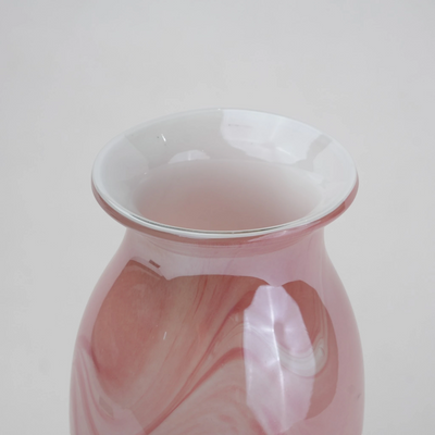 Rose Vein Glass Vase