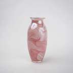 Rose Vein urn, marbled swirls, front shot