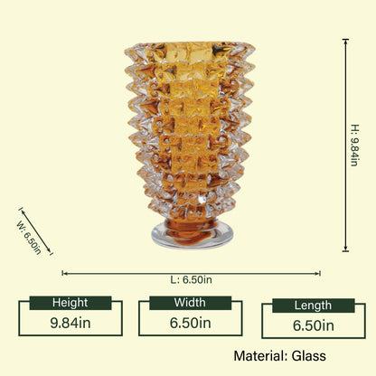 Aurex Texture pedestal vase, diagram