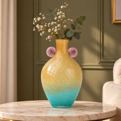 Citrus Bloom mustard ombre, front shot