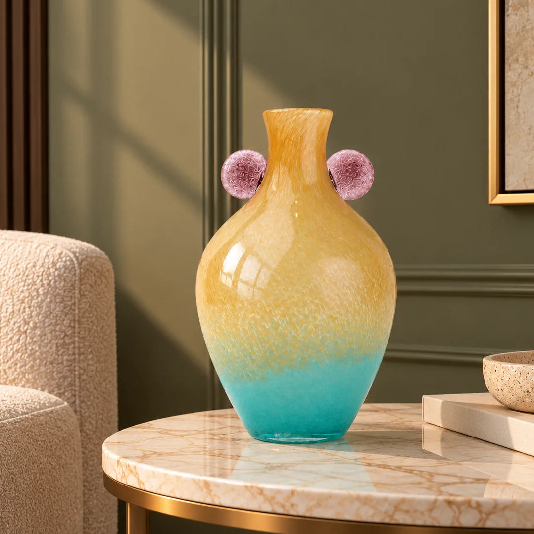 Citrus Bloom mustard ombre, front shot
