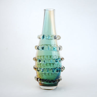 Ridge Flow Glass Vase