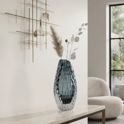 Honeycomb Grey Vase