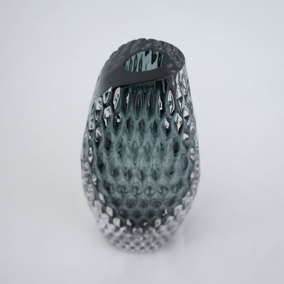 Honeycomb Grey Vase