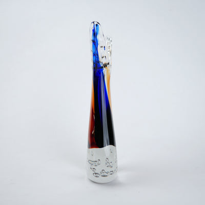 Sway Blue Glass Vase