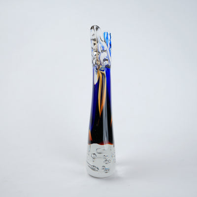 Sway Blue Glass Vase
