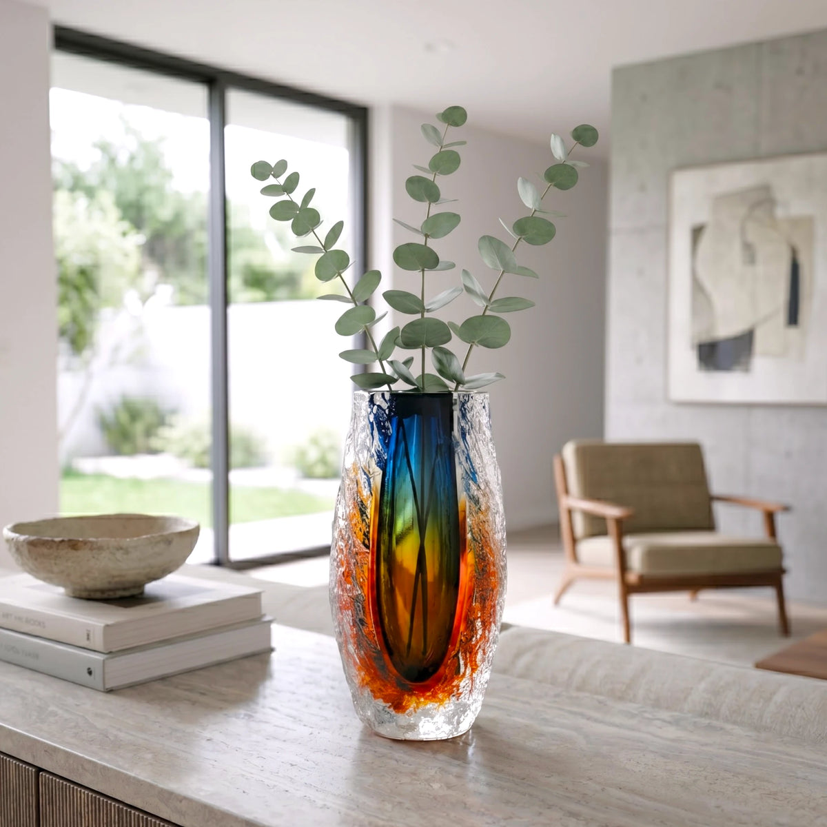 Glass Designer Vase Buy White/Gold Large Confetti Glass Flower Vase From Next Indonesia
