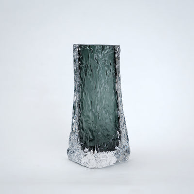 Grey Column Glass Vase