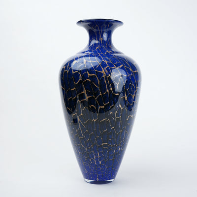 Royal Blue Luxe Glass Vase
