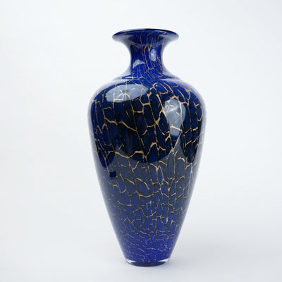 Royal Blue Luxe Glass Vase