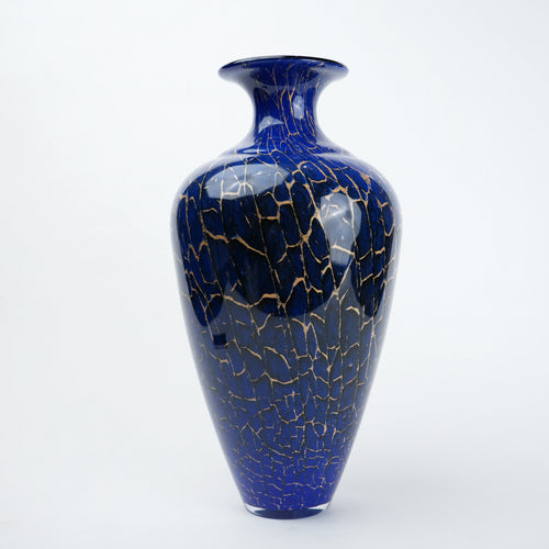 Royal Blue Luxe Glass Vase