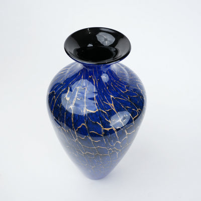 Royal Blue Luxe Glass Vase