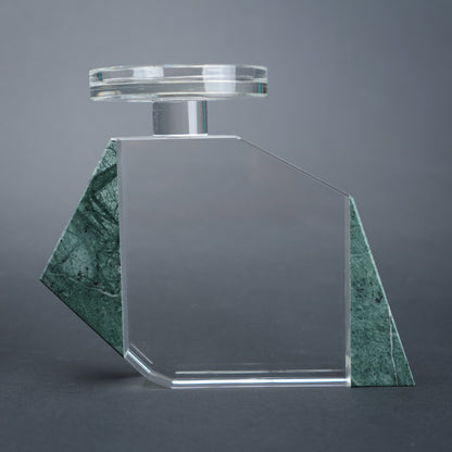 crystal marble candle holder modern decor single