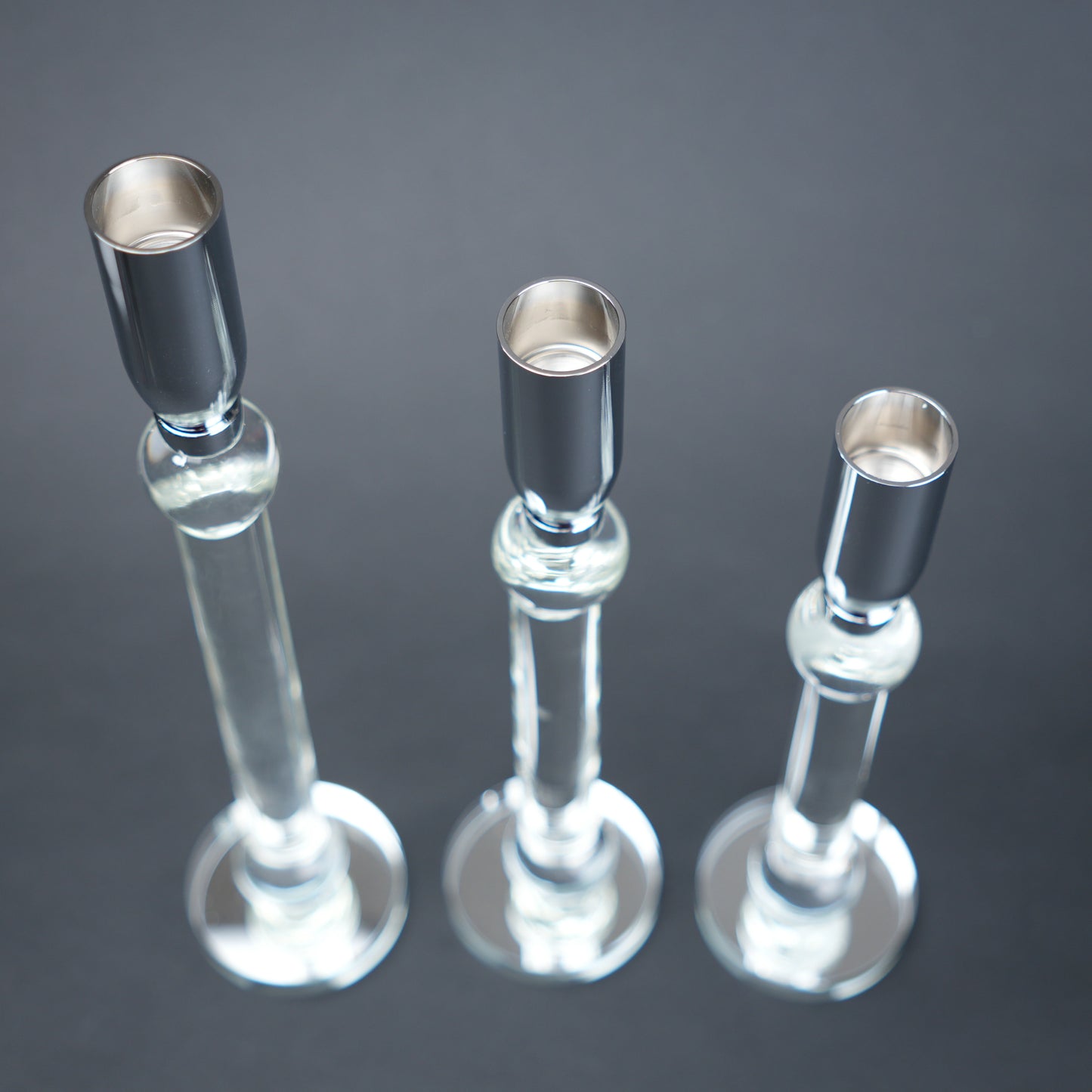 modern glass candle holders decor india