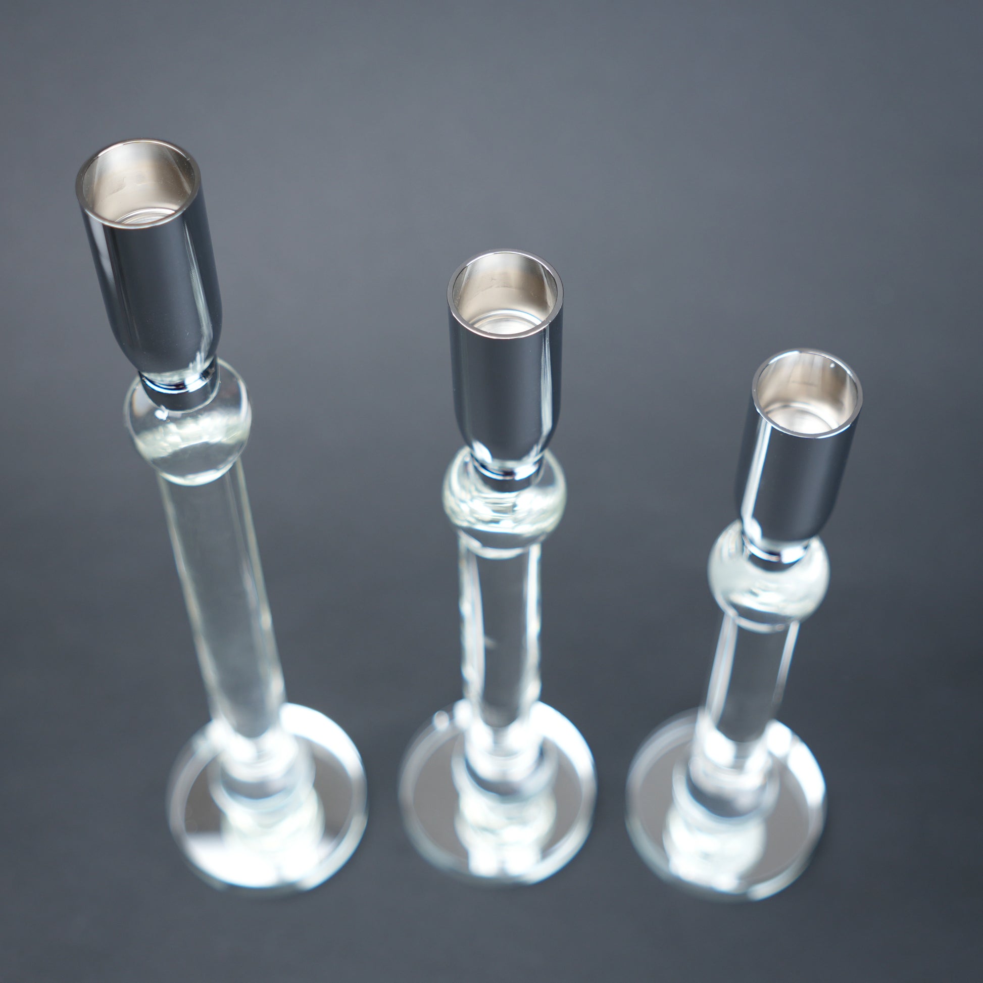 modern glass candle holders decor india