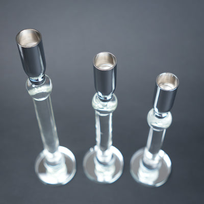 Crystal Stem Luxe Candle Trio