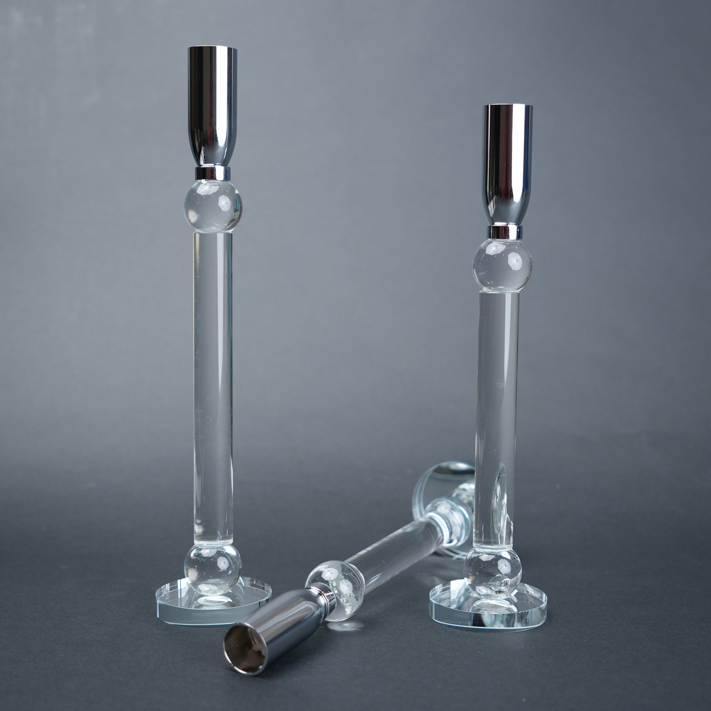 modern glass candle holders decor india