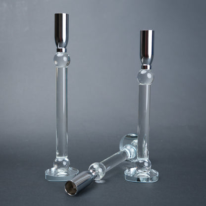 modern glass candle holders decor india