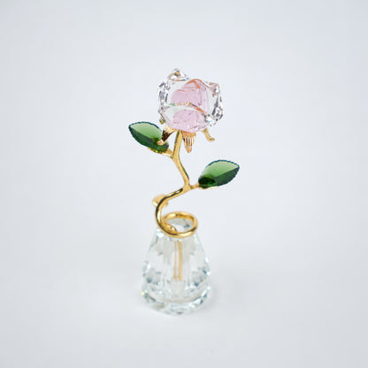 purple crystal flower decor luxury home accessory