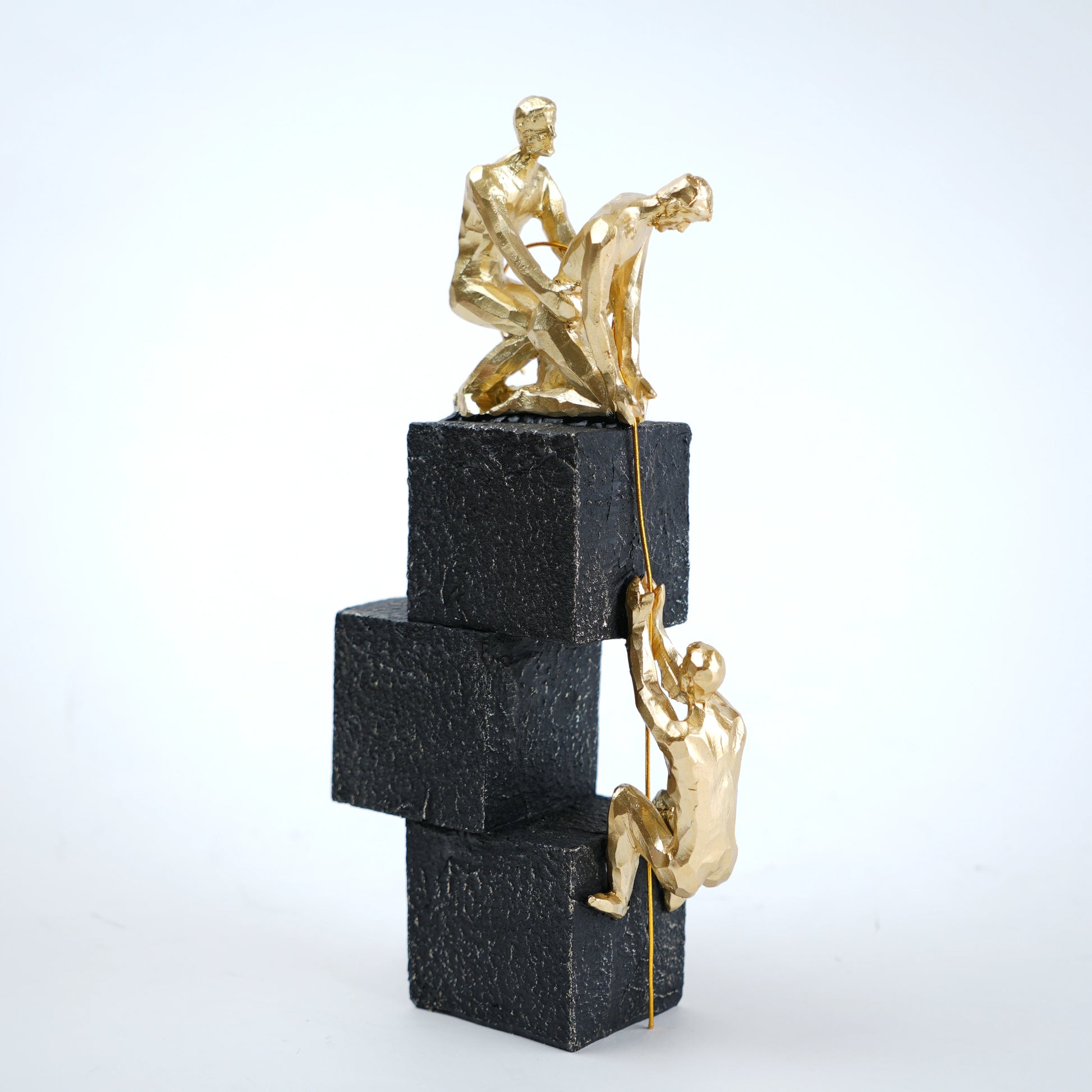 Progression Form black, paired climbers angle