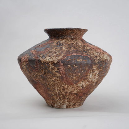 decorative rust ceramic vase for living room