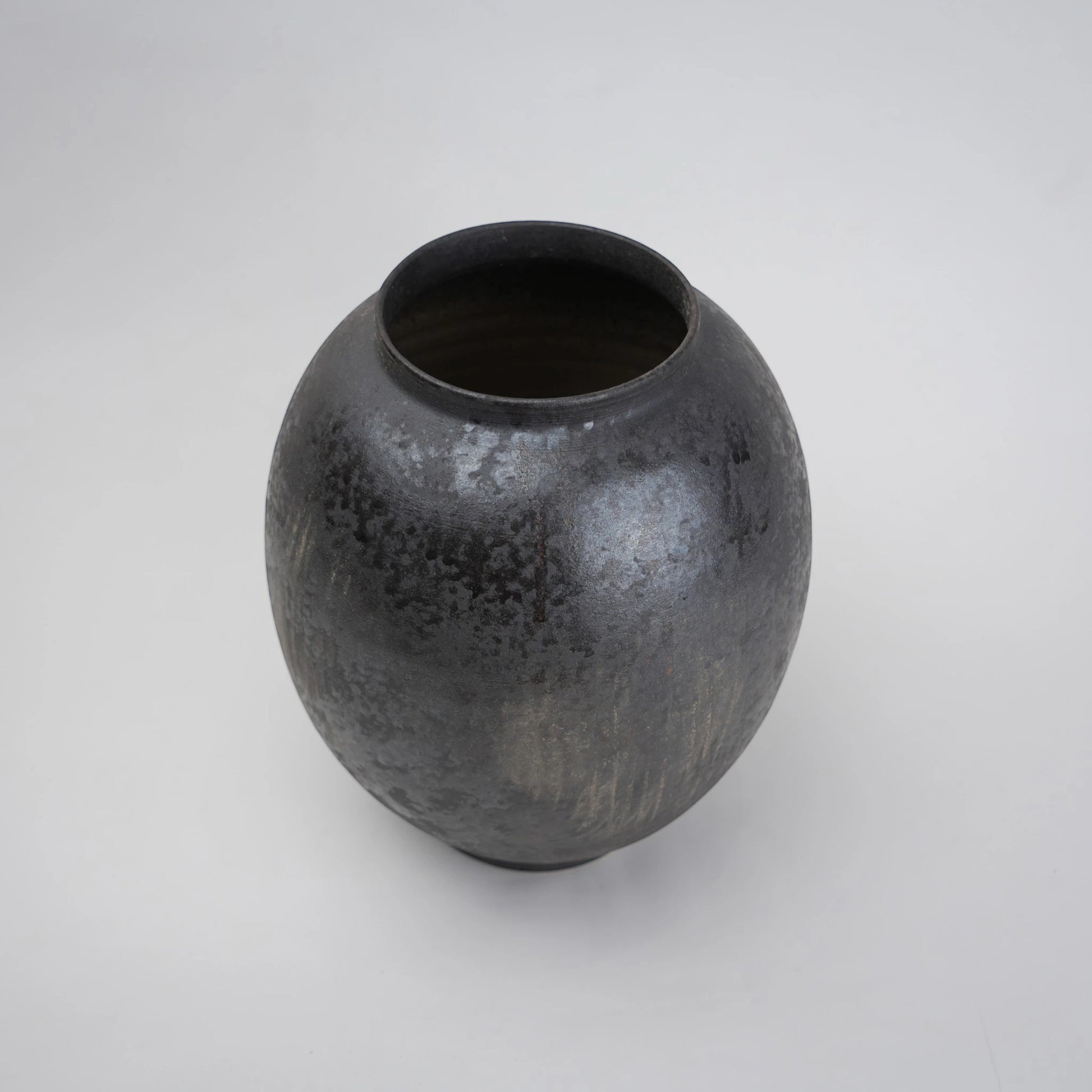 dark grey ceramic vase for living room