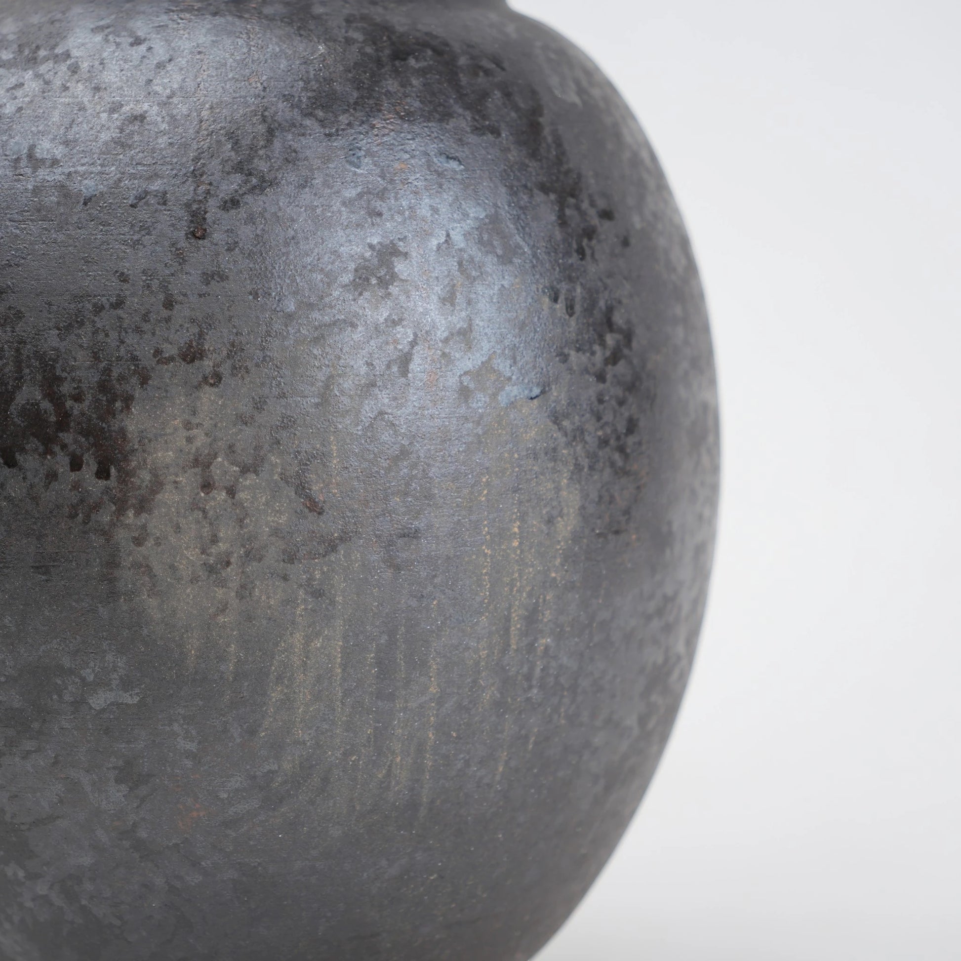 dark grey ceramic vase for living room